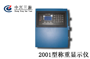 ZX-2001型皮带秤称重显示仪